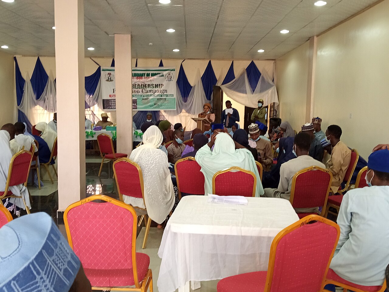 A book reading campaign drive of National Library of Nigeria