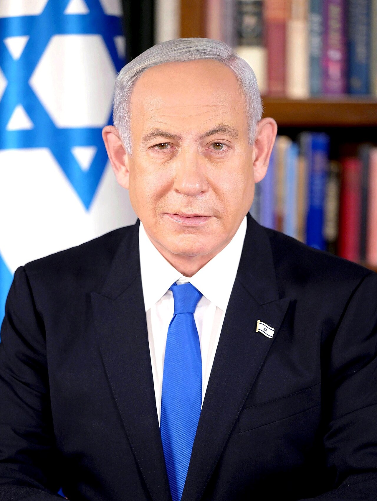 Official portrait of Israel's 9th Prime Minister, Benjamin Netanyahu